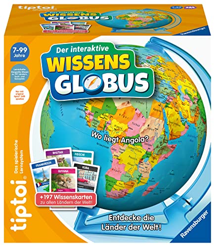 Ravensburger 00107 tiptoi der Interaktive Wissens-Globus