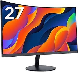 Koorui Curved Monitor - 27 Zoll FHD Curved Computer Monitor