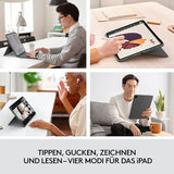 Logitech Combo Touch für iPad Pro 12,9 Zoll (5. Generation), Tastatur