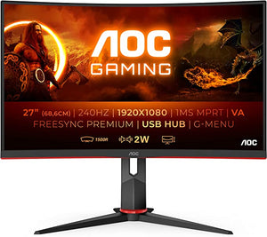 AOC Gaming ‎C27G2ZU/BK FHD Curved Monitor 27 Zoll
